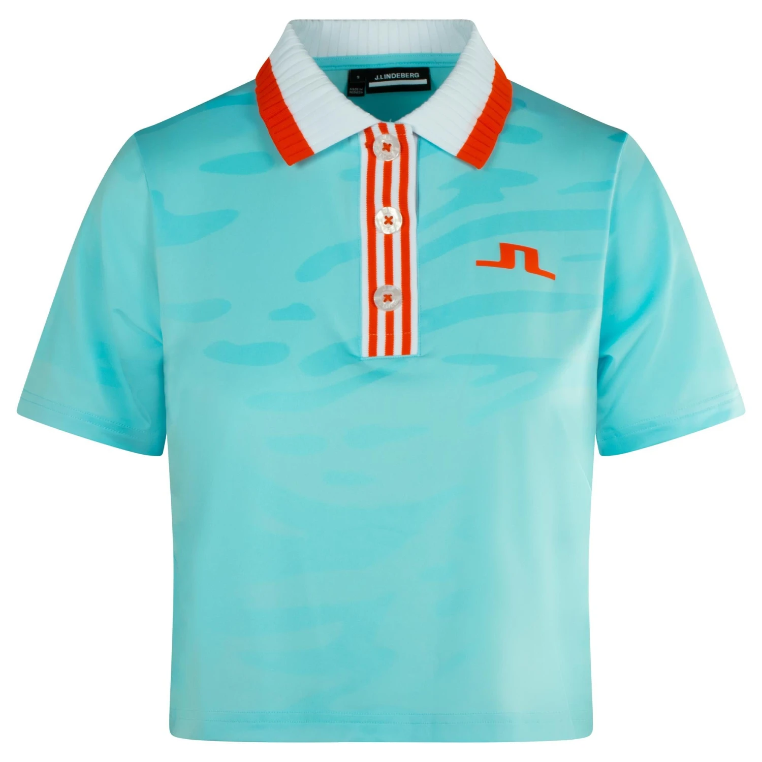 J.Lindeberg J Lindeberg Lerato Ladies Golf Polo Shirt Neptune Atomizer - Image 11