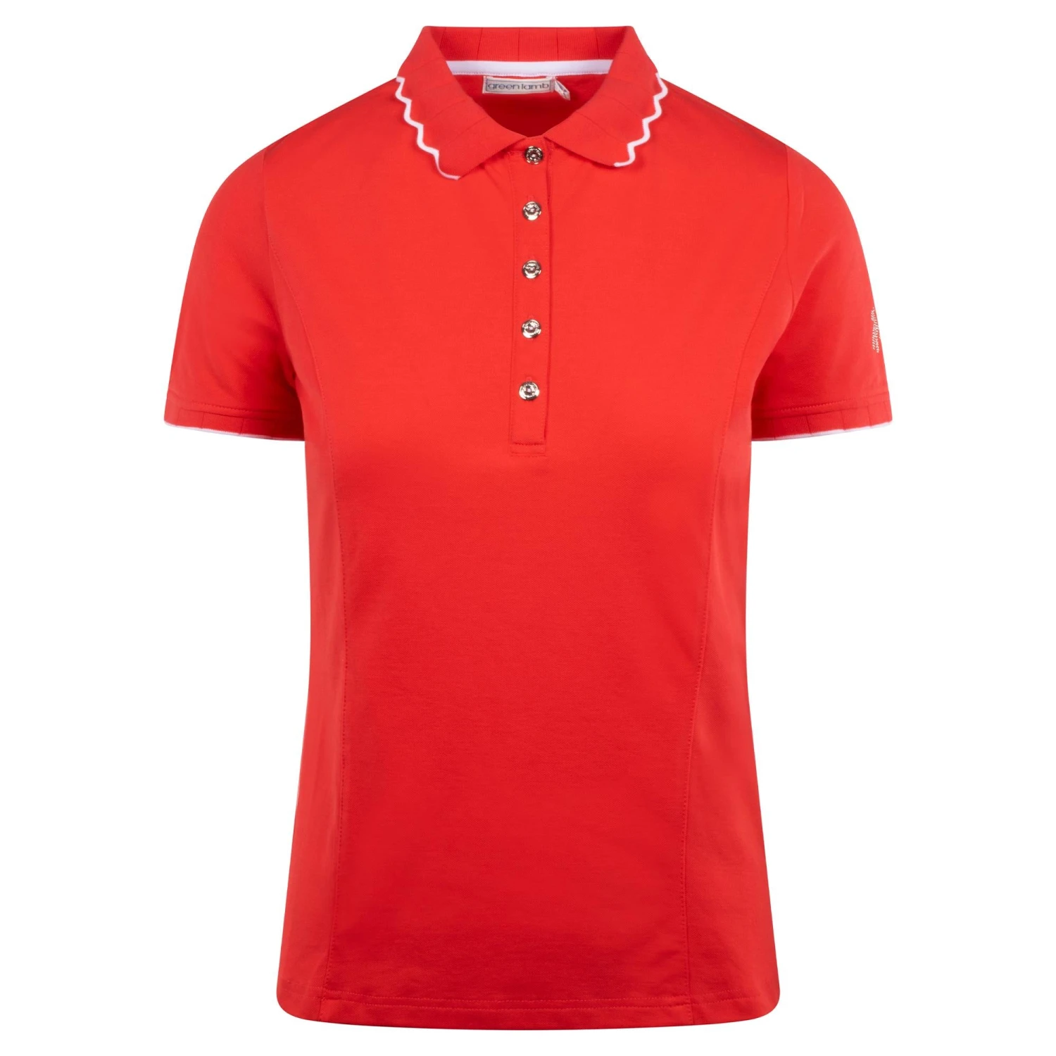 Green Lamb Nadeen Club Ladies Golf Polo Poppy - Image 15