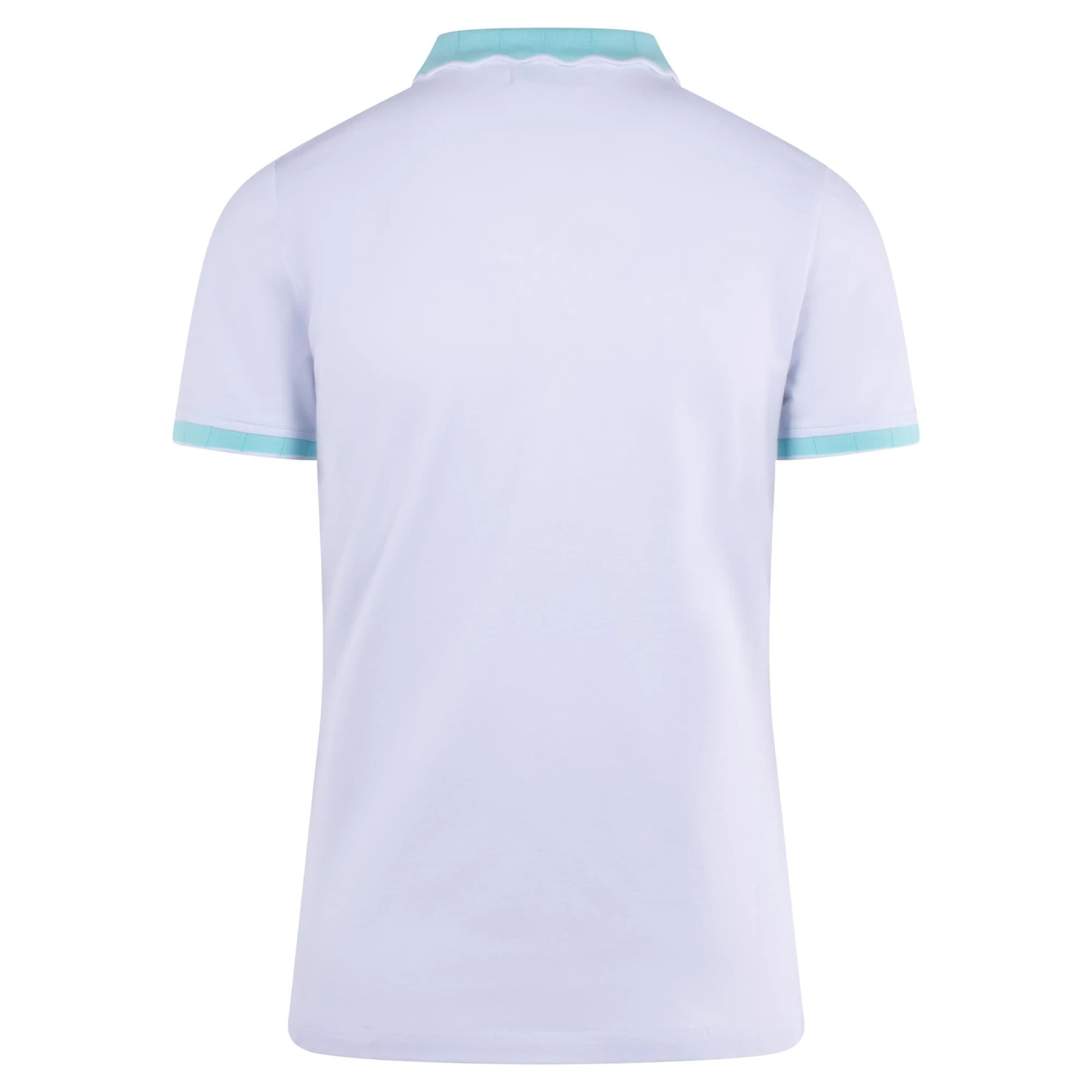 Green Lamb Nadeen Club Ladies Golf Polo White/Aqua - Image 9