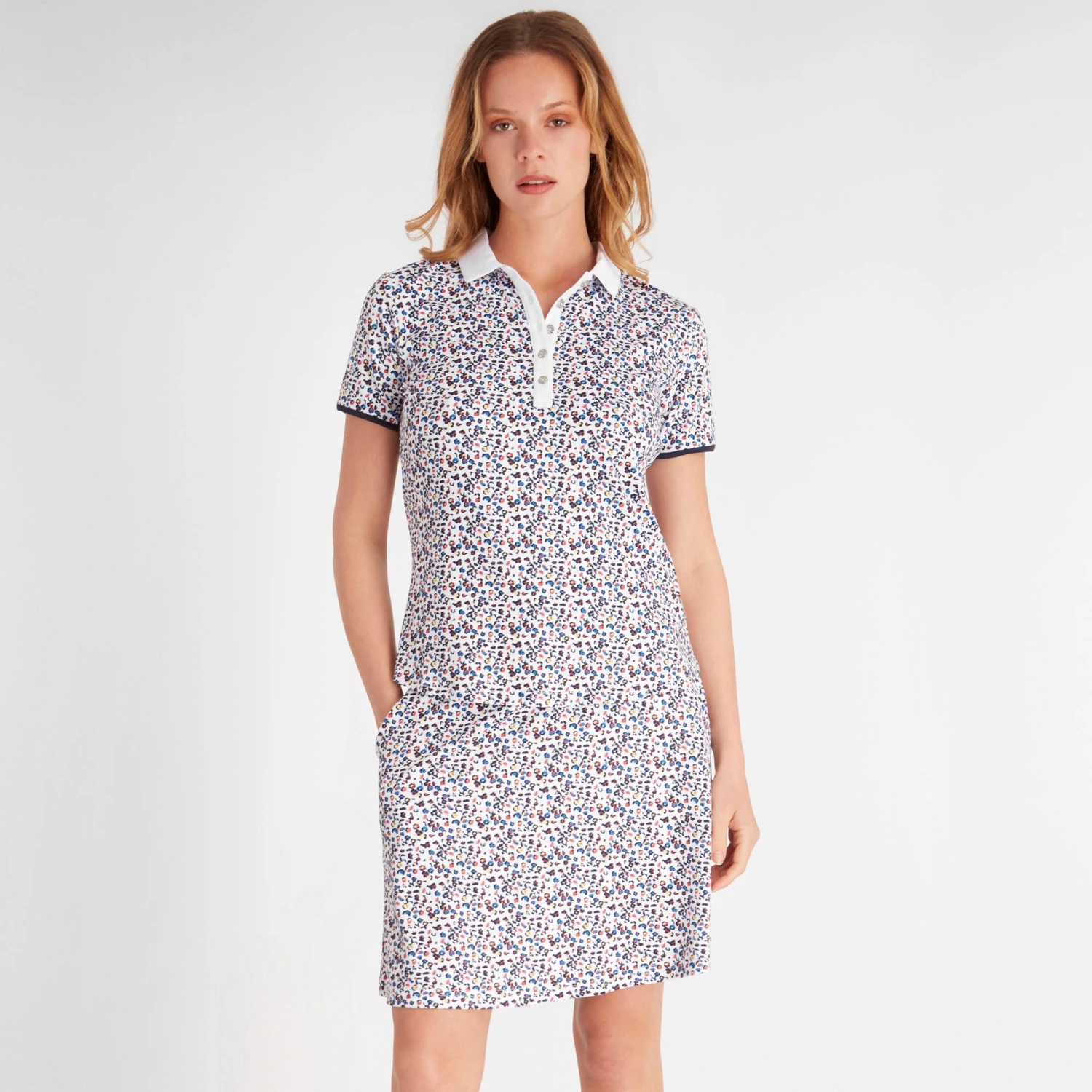 Green Lamb Nora Printed Ladies Golf Skort - Image 15