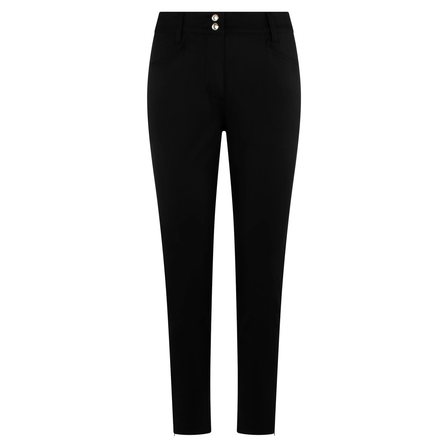 Daily Sports Glam Ankle Ladies Golf Pants Black - Image 4