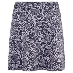 Daily Sports Kyoto Ladies Golf Skort Monochrome Black 45cm