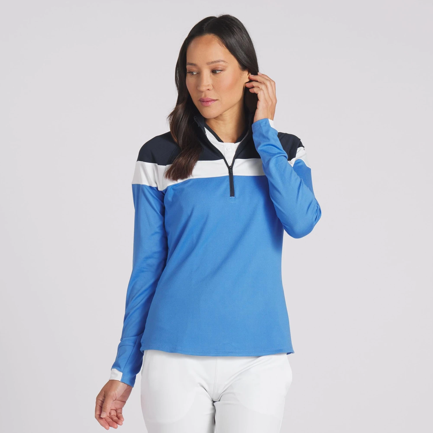 Ladies Puma 1/4 Zip Lightweight Golf Mid Layer - Image 8