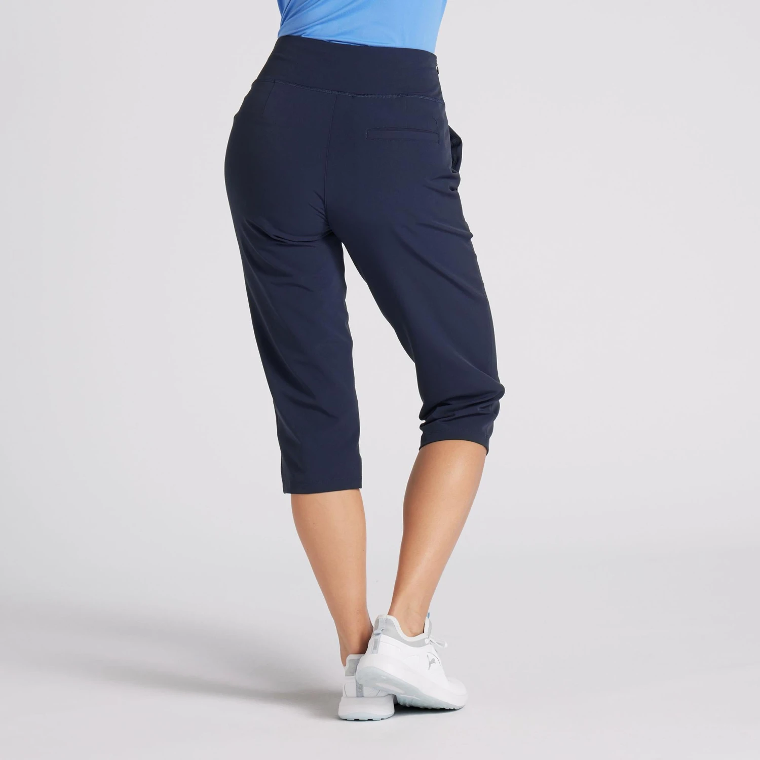 Ladies Puma Everyday Golf Capri Navy - Image 7