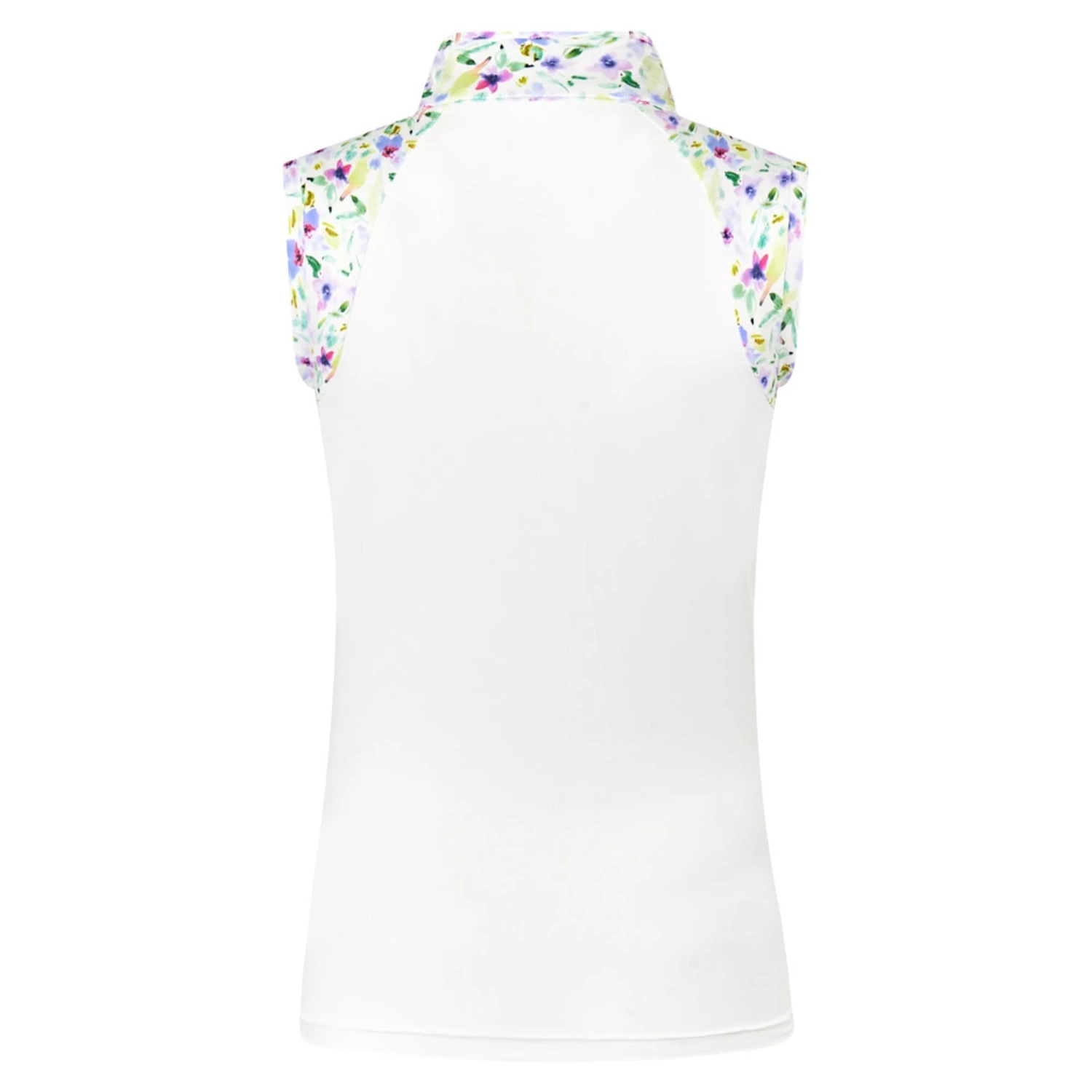 Pure Golf Freda Sleeveless Ladies Golf Polo Shirt Ethereal Bouquet - Image 11