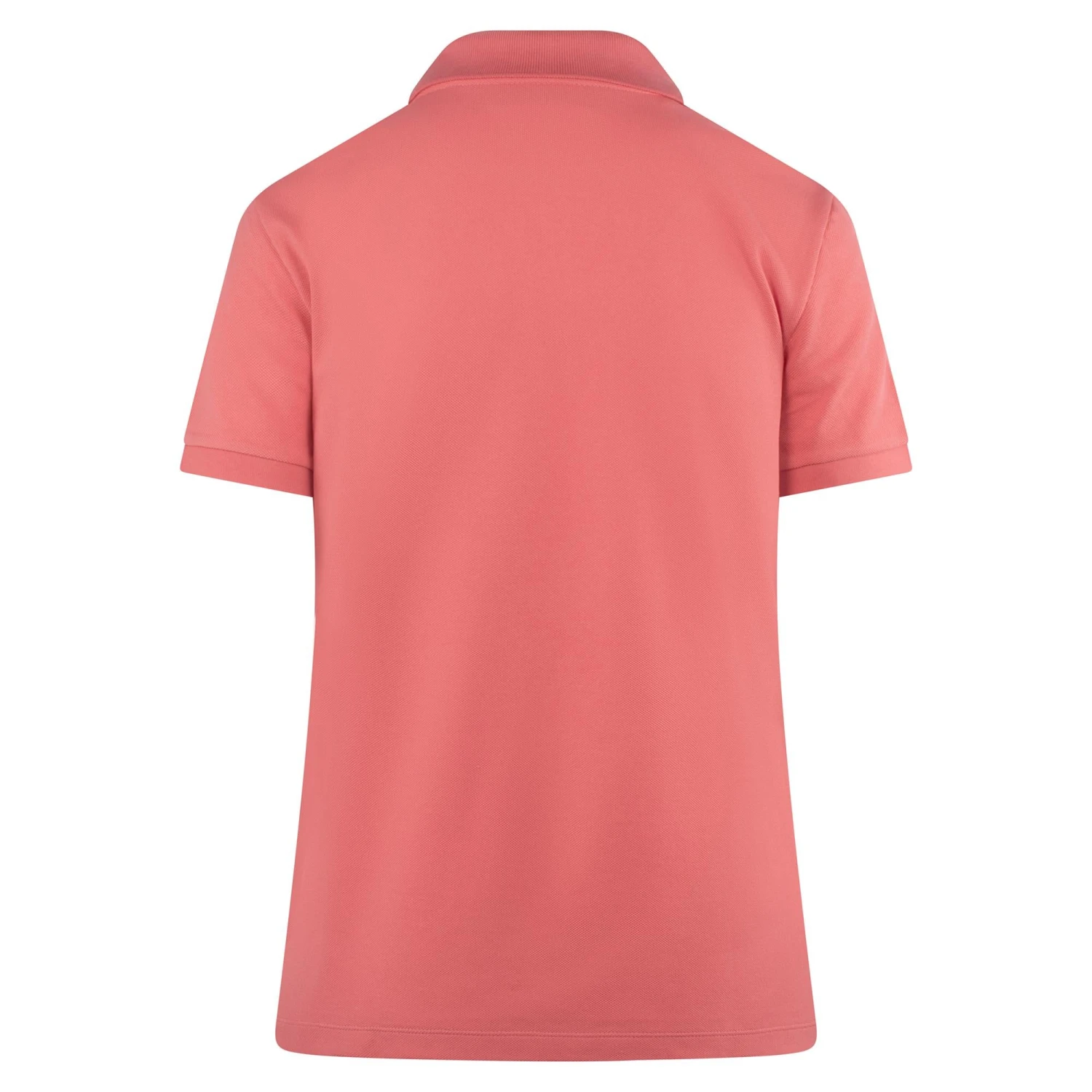 Ladies Lacoste Regular Fit Soft Cotton Petit Piqué Polo Shirt Pink - Image 17