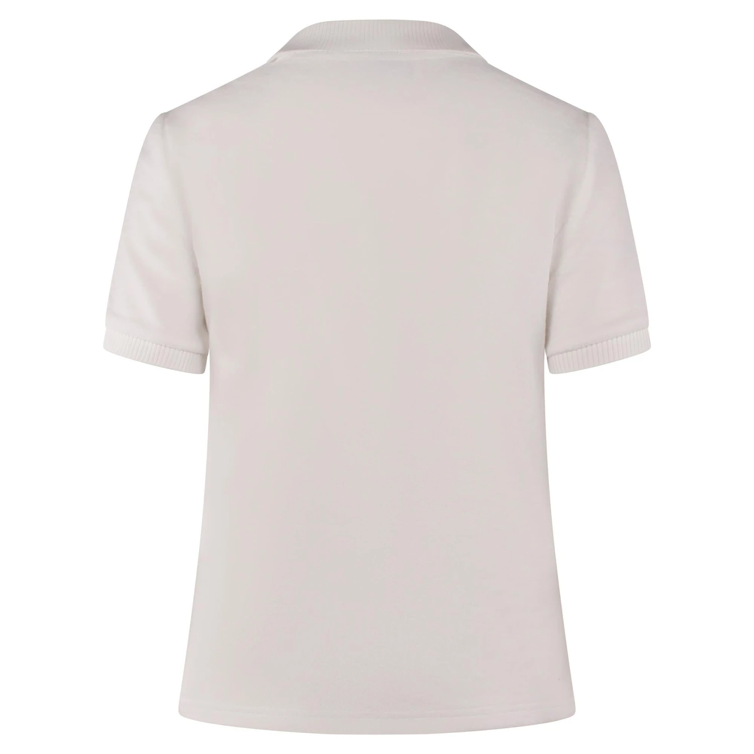 Ladies Lacoste Slim Fit Terry Towelling Polo Shirt White - Image 12