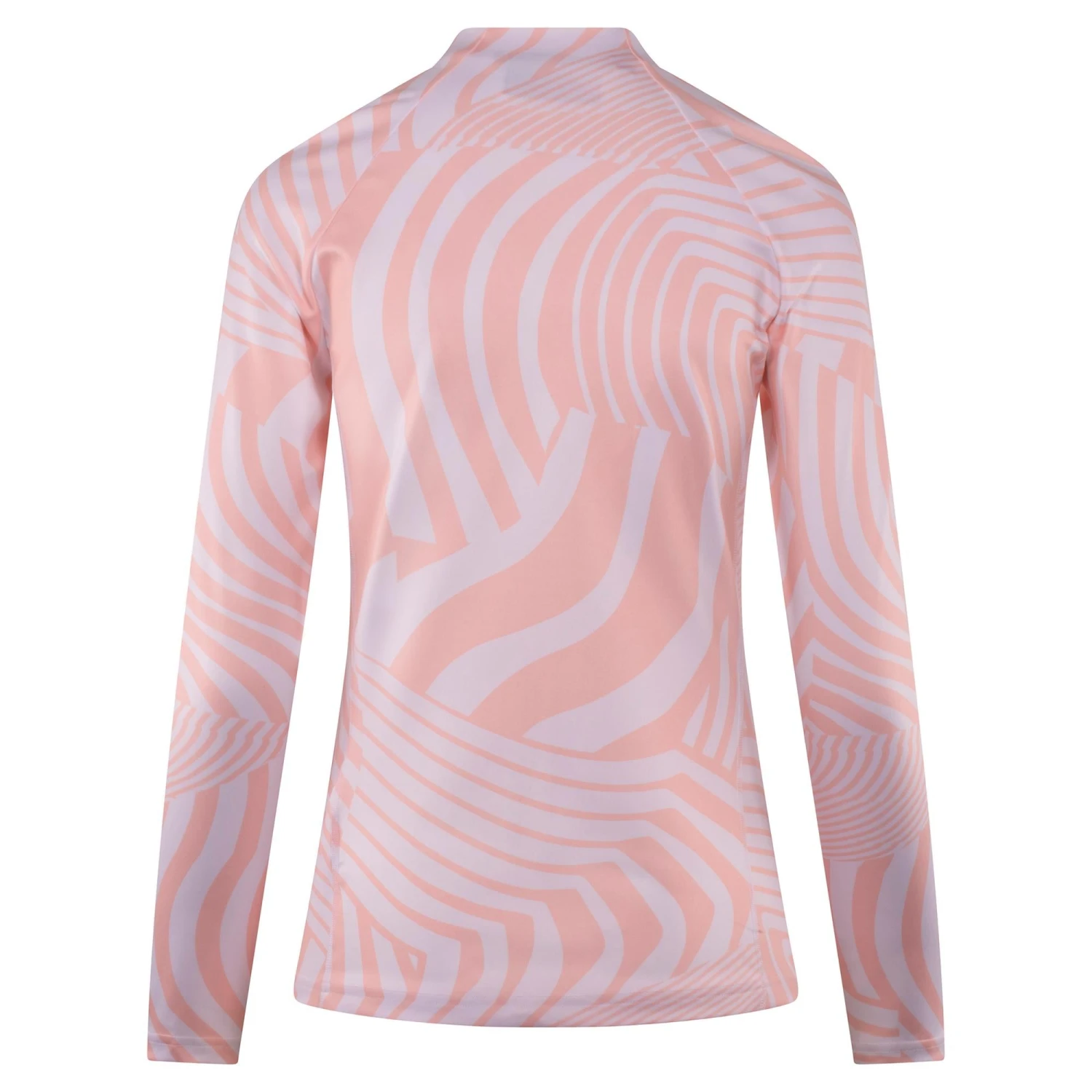 J.Lindeberg J Lindeberg June Print Ladies Golf Mid Layer Dazzle Wave Rose - Image 12