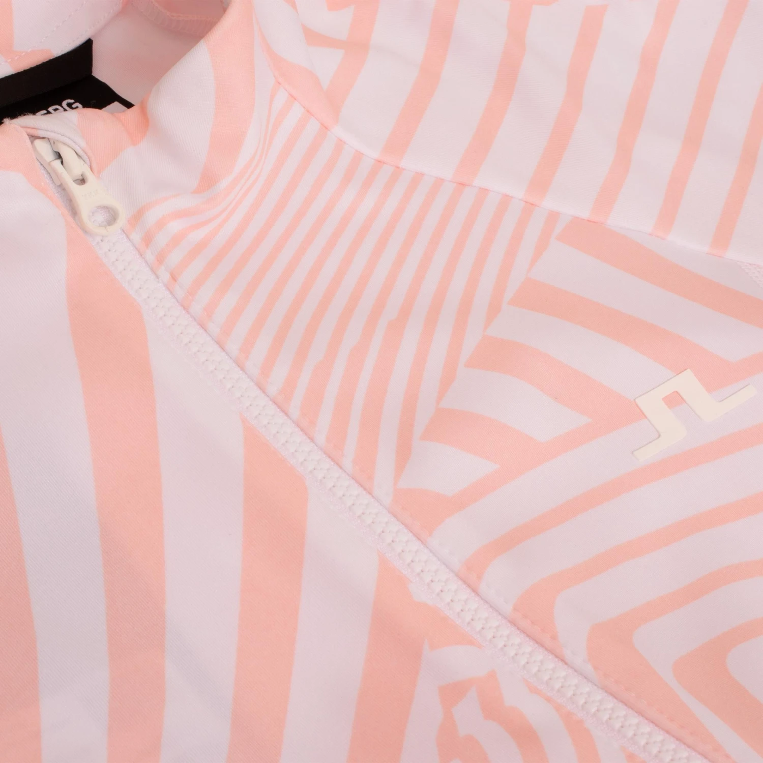 J.Lindeberg J Lindeberg June Print Ladies Golf Mid Layer Dazzle Wave Rose - Image 13