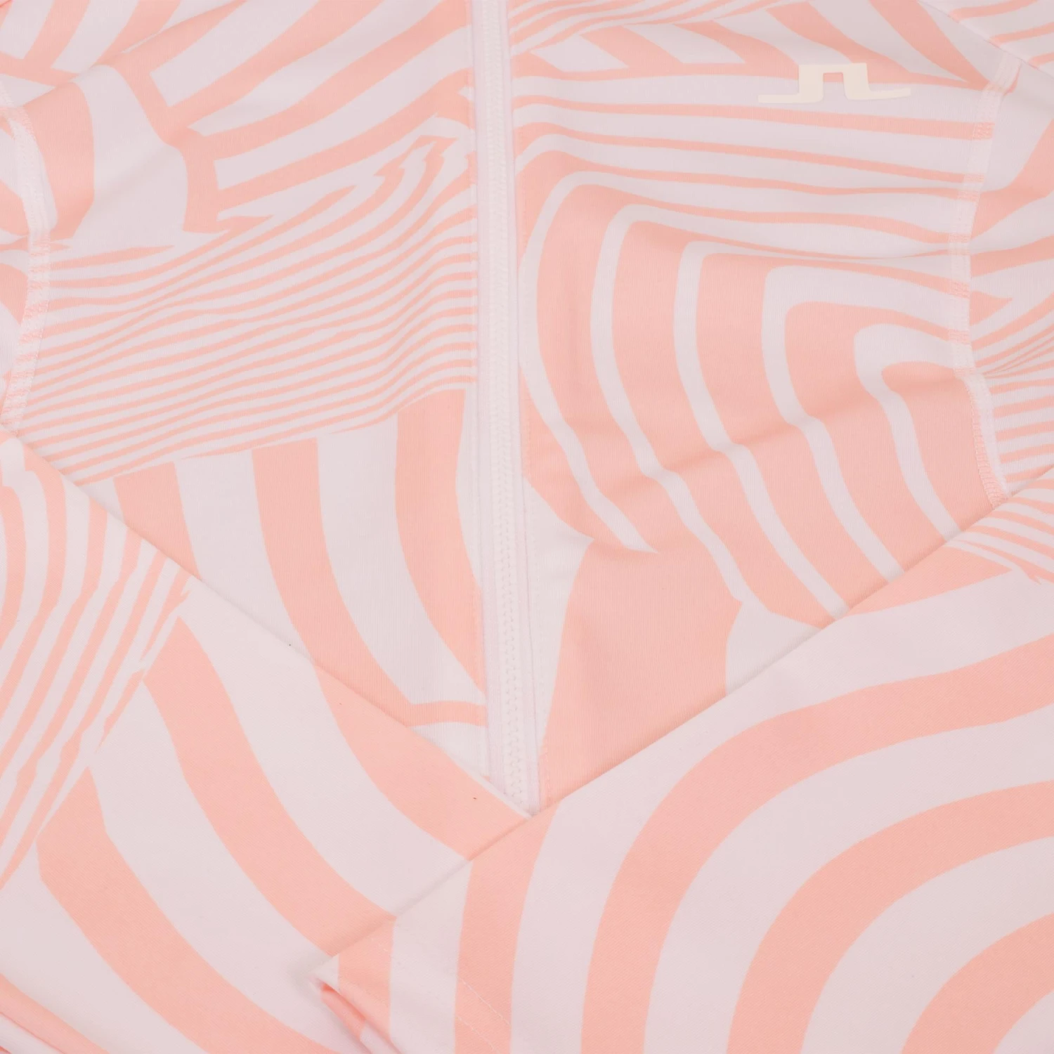 J.Lindeberg J Lindeberg June Print Ladies Golf Mid Layer Dazzle Wave Rose - Image 14