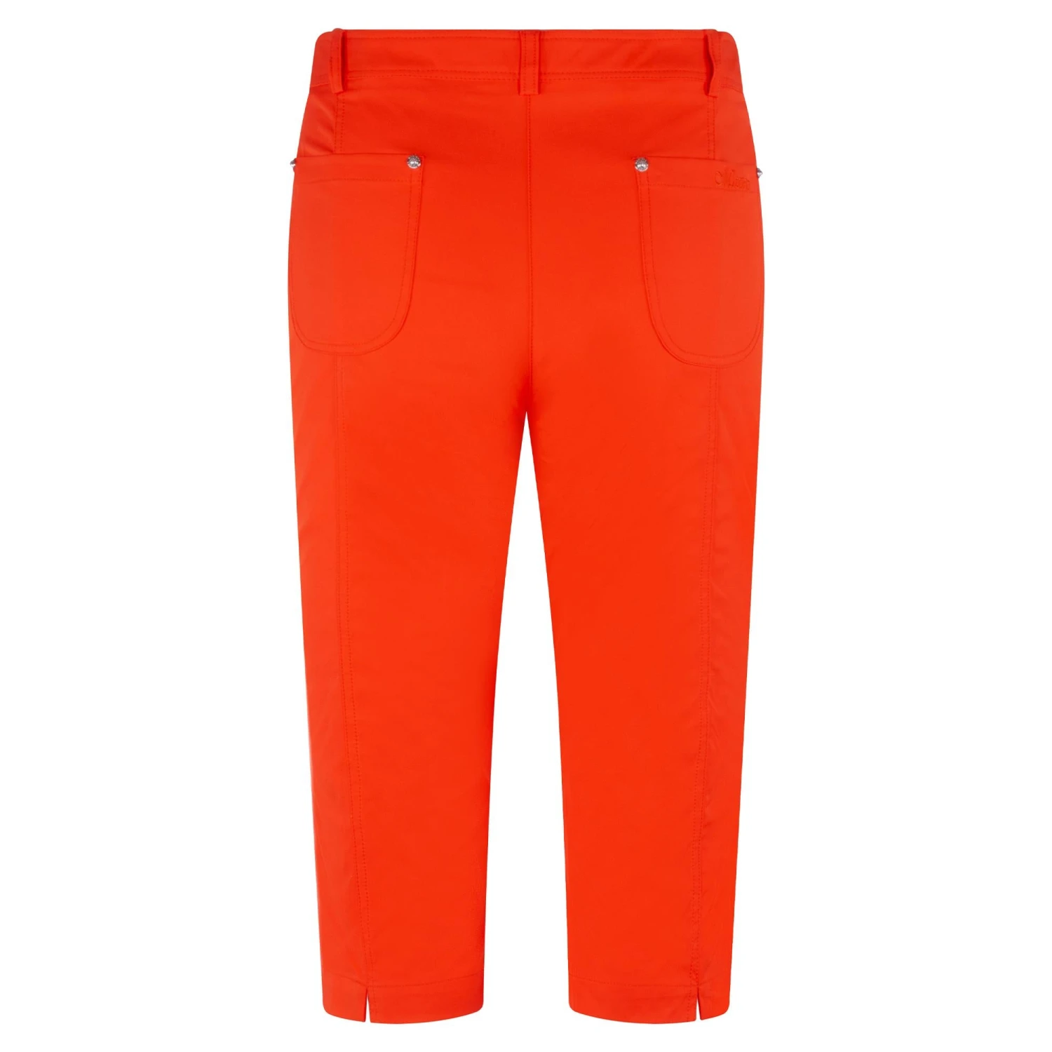 Masters Golf Fashion Ladies Golf Capris Orange - Image 2