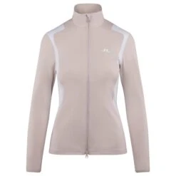 J.Lindeberg J Lindeberg Mae Full Zip Ladies Golf Mid Layer Moonbeam