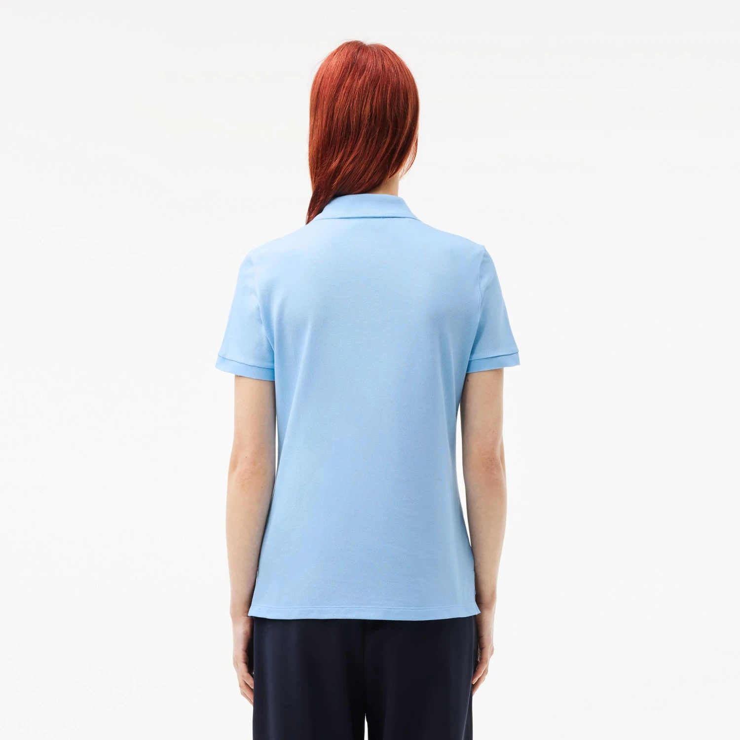 Ladies Lacoste Regular Fit Soft Cotton Petit Piqué Polo Shirt Overview - Image 7