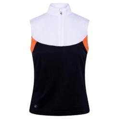 Daily Sports Regina Ladies Sleeveless Golf Polo Shirt Navy