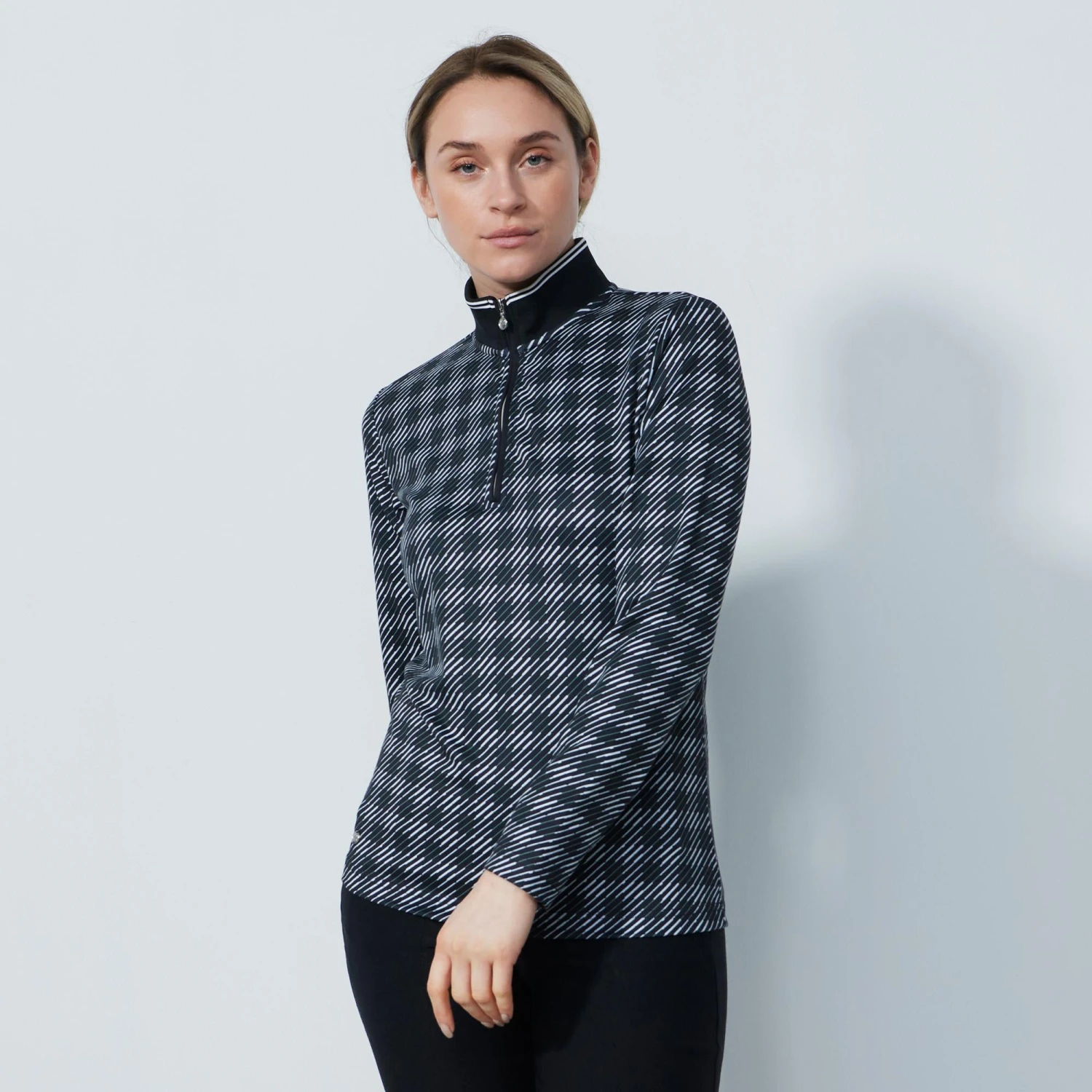 Daily Sports Barrie Ladies Long Sleeve Golf Polo Shirt - Image 3