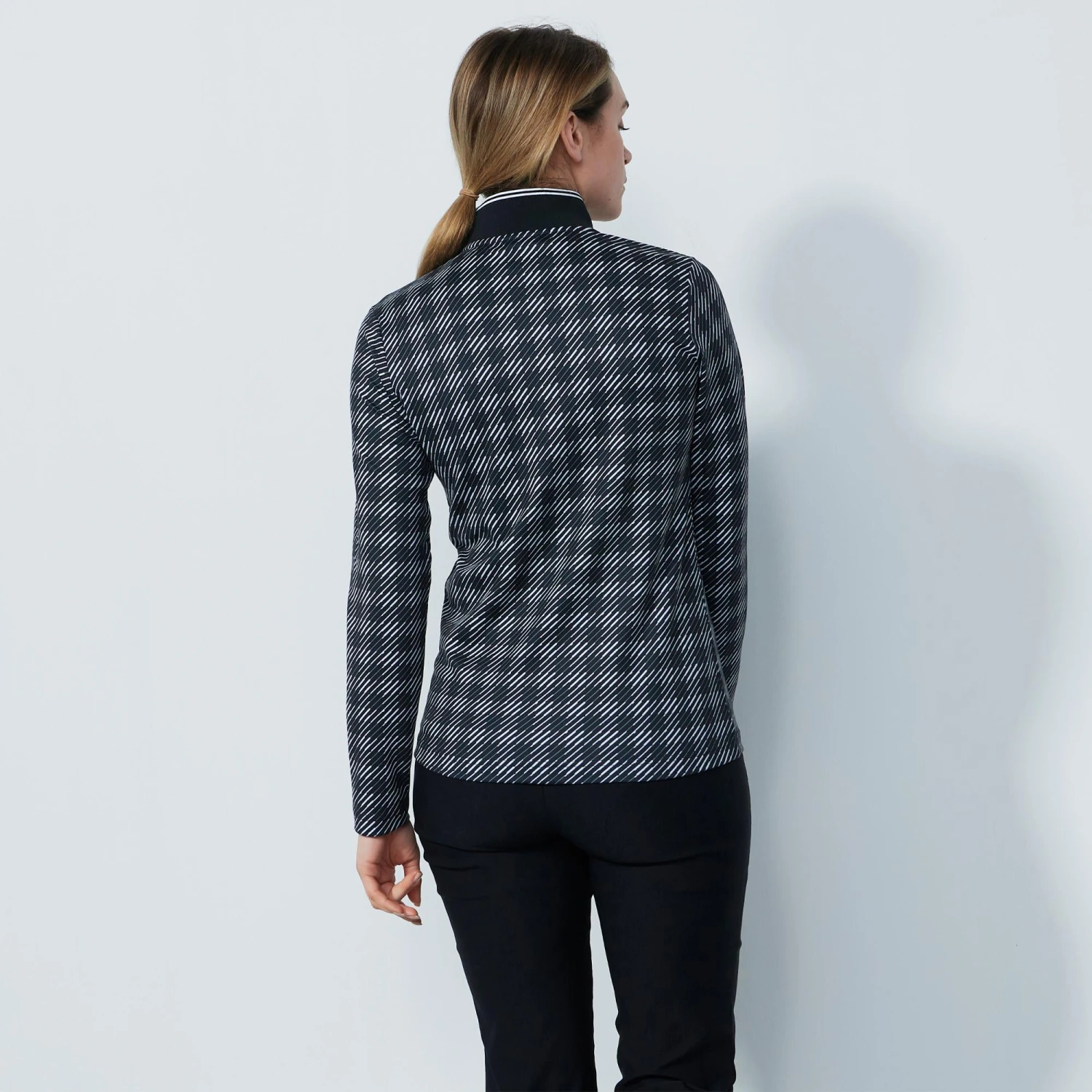 Daily Sports Barrie Ladies Long Sleeve Golf Polo Shirt - Image 4