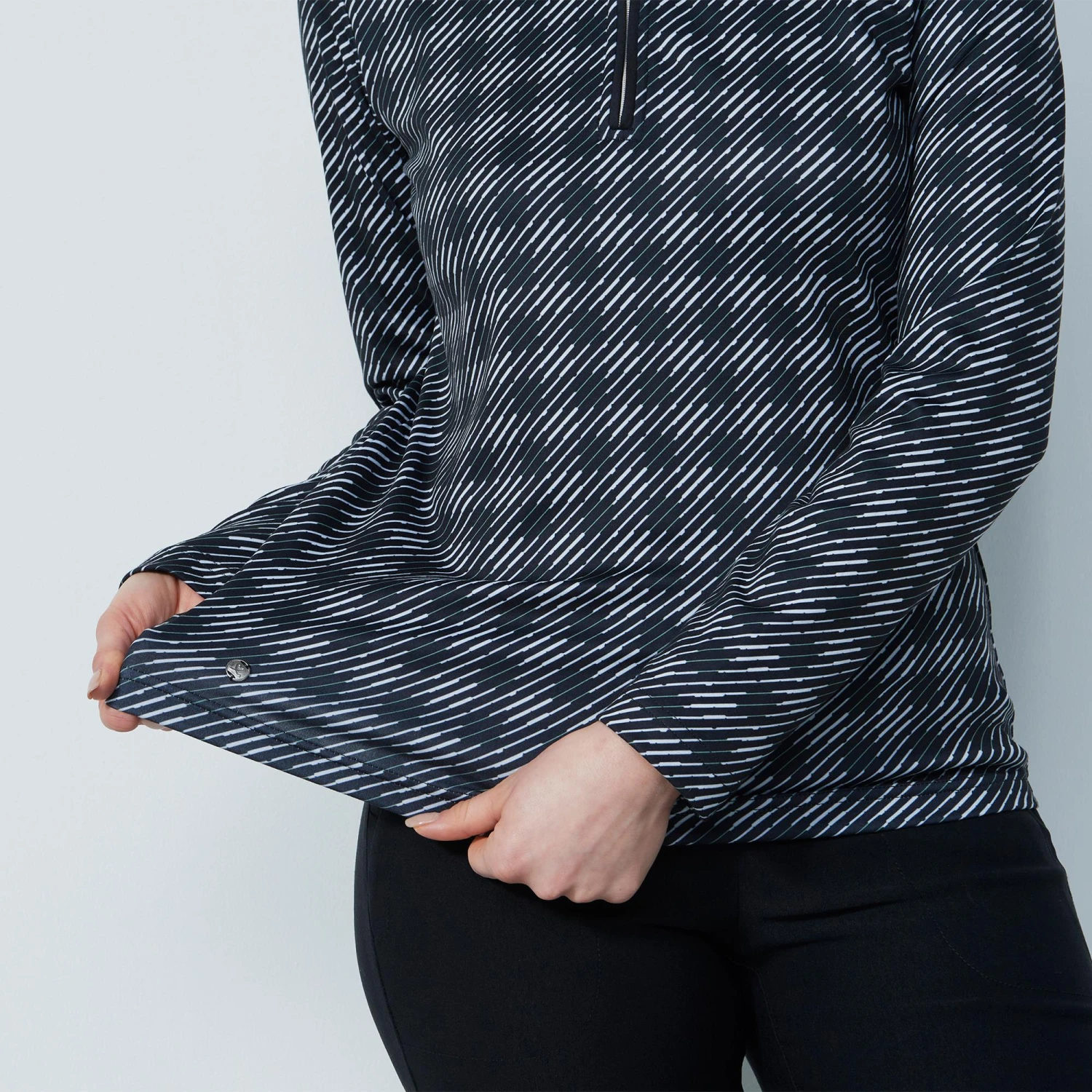 Daily Sports Barrie Ladies Long Sleeve Golf Polo Shirt - Image 5