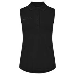 Rohnisch Nicky Ladies Sleeveless Golf Polo Shirt Black