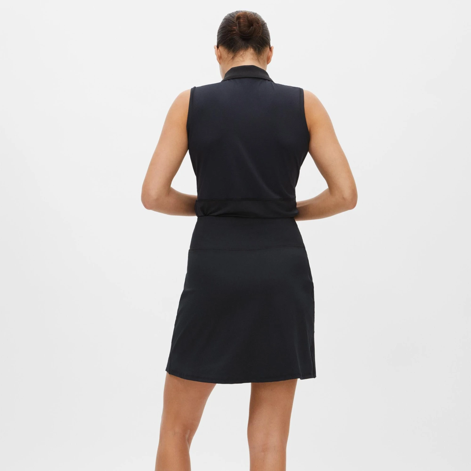 Rohnisch Nicky Ladies Sleeveless Golf Polo Shirt Black - Image 3