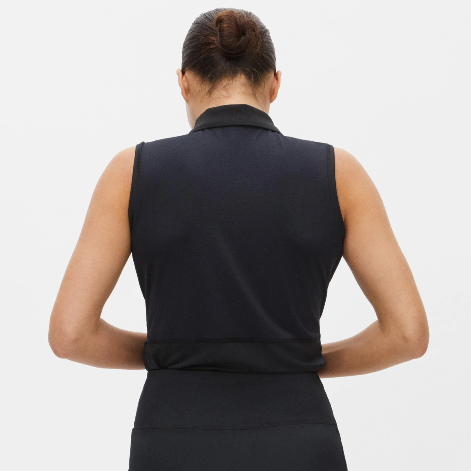 Rohnisch Nicky Ladies Sleeveless Golf Polo Shirt Black - Image 5