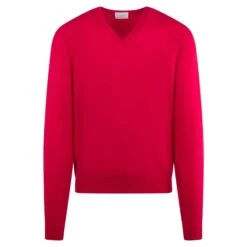 Glenbrae Lambswool Ladies V-neck Jumper Lily