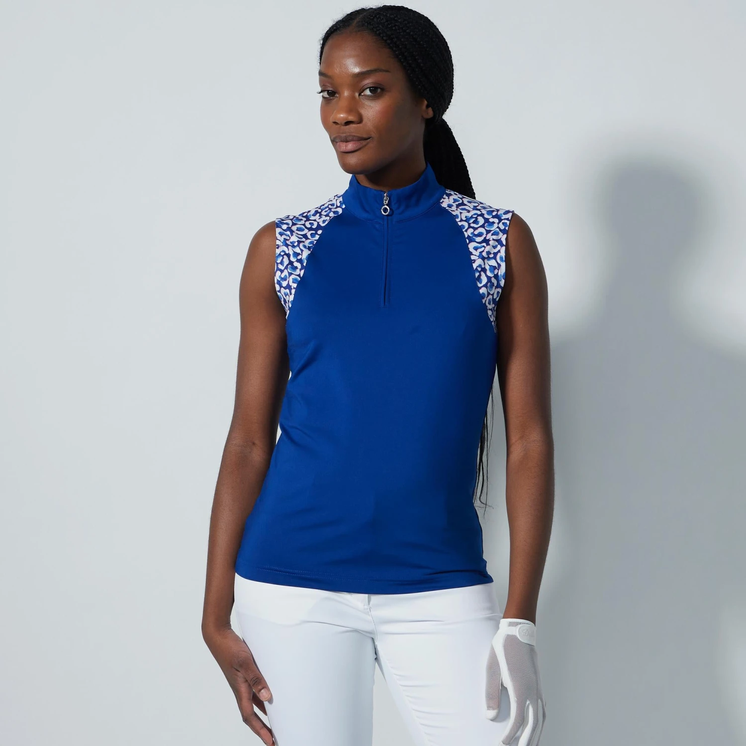 Daily Sports Carira Ladies Sleeveless Golf Polo Shirt Power Leo - Image 3