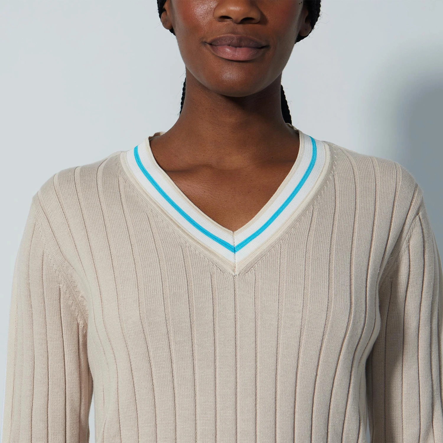 Daily Sports Mairi Knitted Ladies Golf Sweater Raw - Image 5