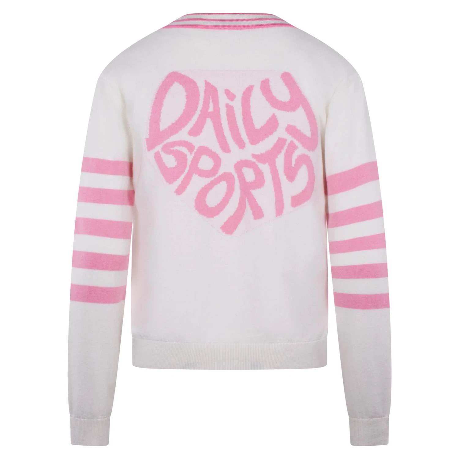 Daily Sports Arracas Knitted Ladies Golf Sweater White - Image 2