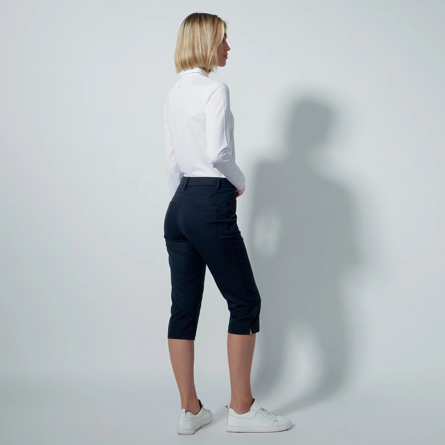 Daily Sports Lyric V2 Ladies Golf Capri Navy 74CM - Image 4