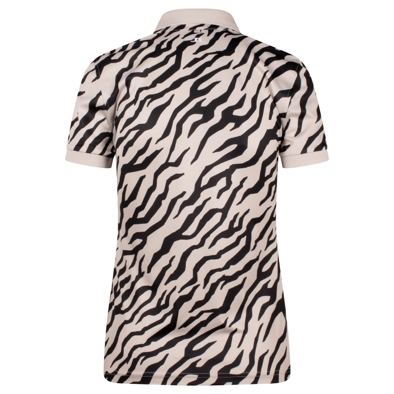 J.Lindeberg J Lindeberg Tour Tech Print Ladies Golf Polo Shirt Tour Tiger Moonbeam - Image 2