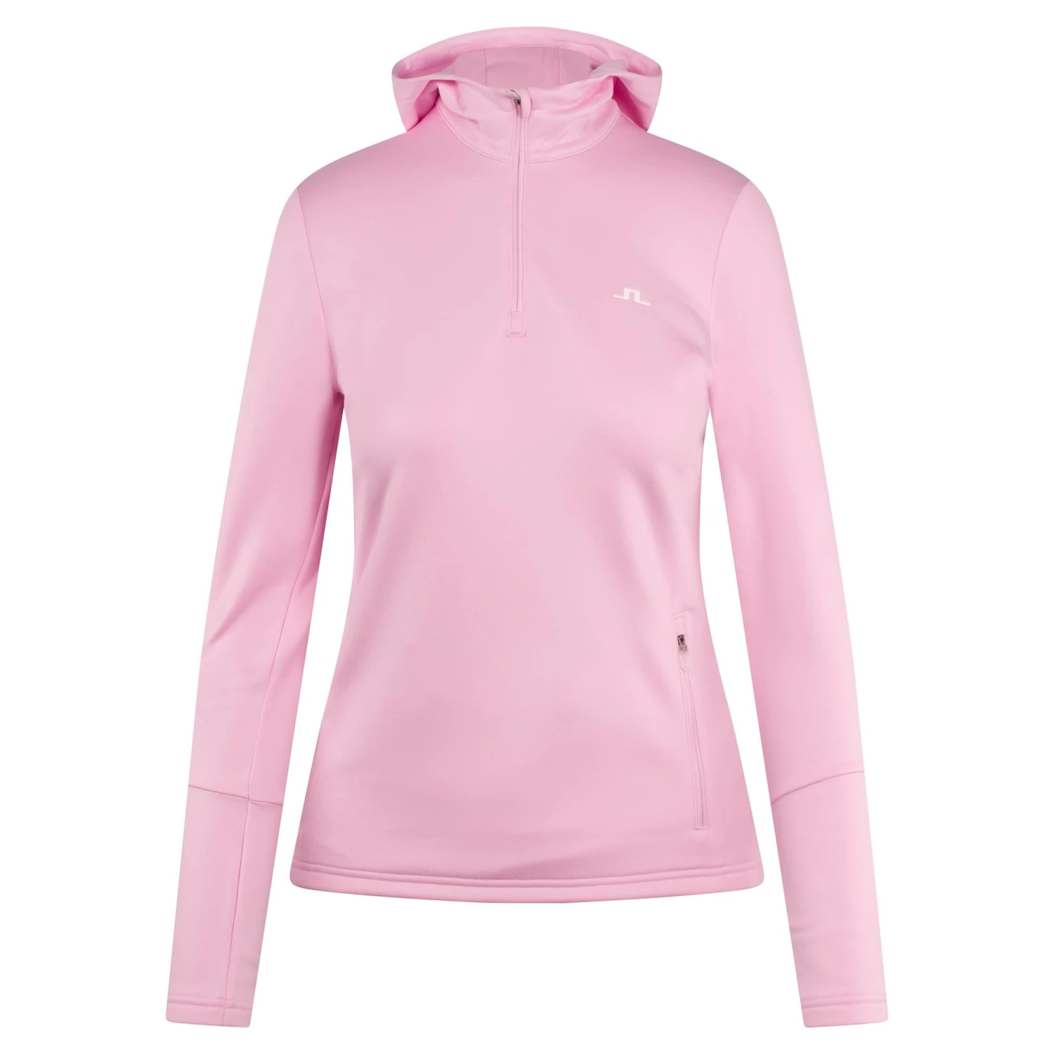 J.Lindeberg J Lindeberg Aerial Quarter Zip Ladies Golf Hoodie Nosegay