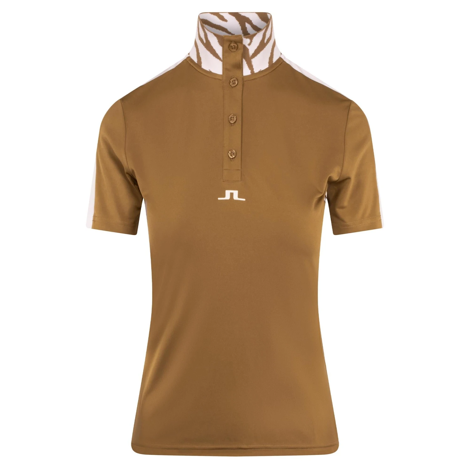 J.Lindeberg J Lindeberg Pip Ladies Golf Polo Shirt Tigers Eye