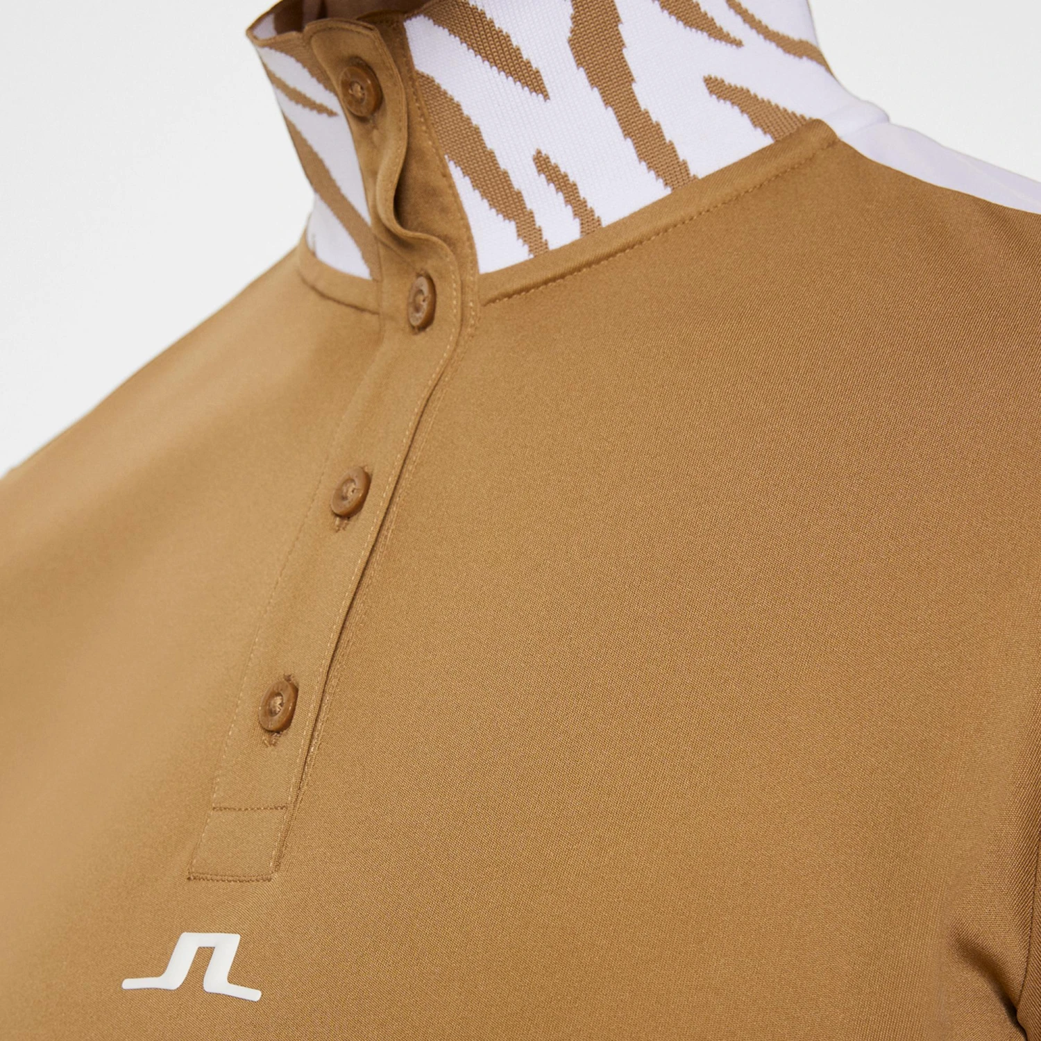 J.Lindeberg J Lindeberg Pip Ladies Golf Polo Shirt Tigers Eye - Image 7